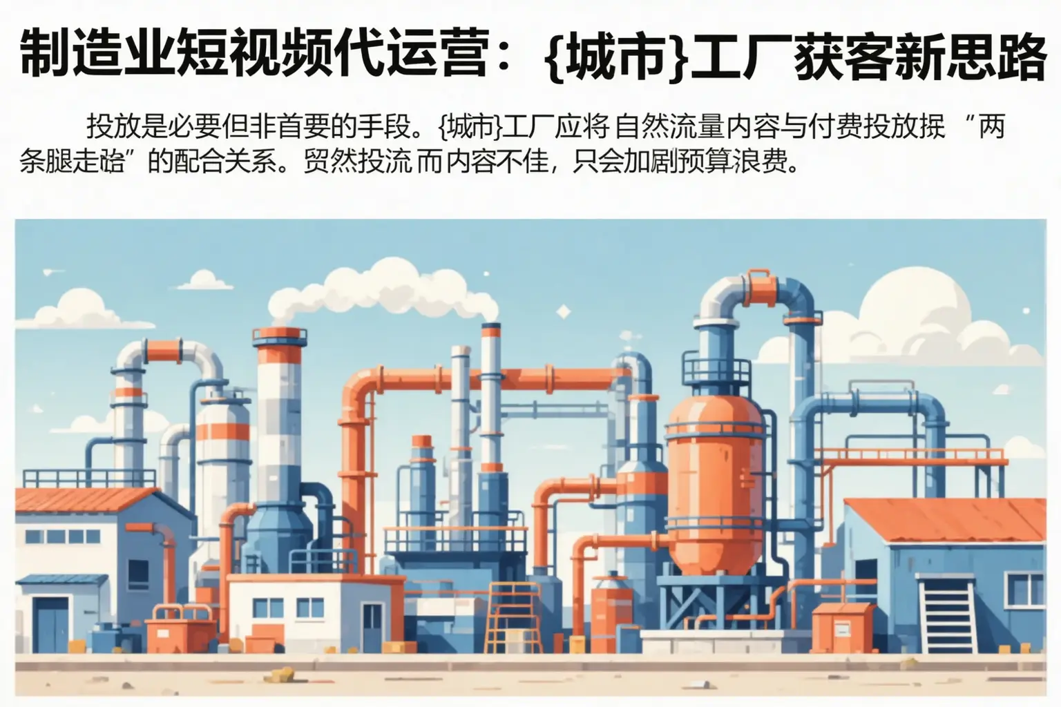 制造业短视频代运营：沂水工厂获客新思路